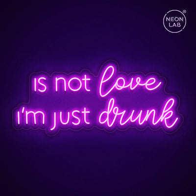 Is not love I'm just drunk
